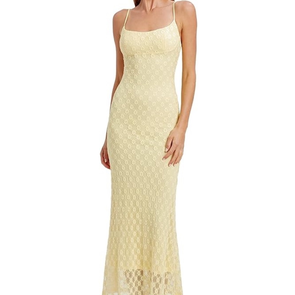 BARDOT BUTTER YELLOW MAXI
